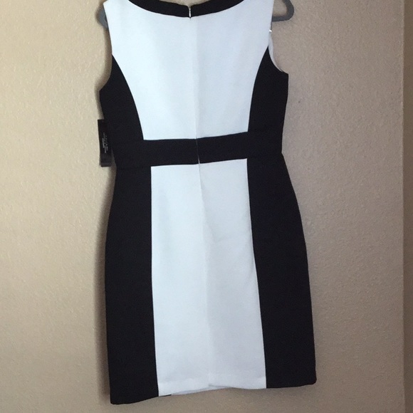 Black and white work dress - Picture 3 of 3